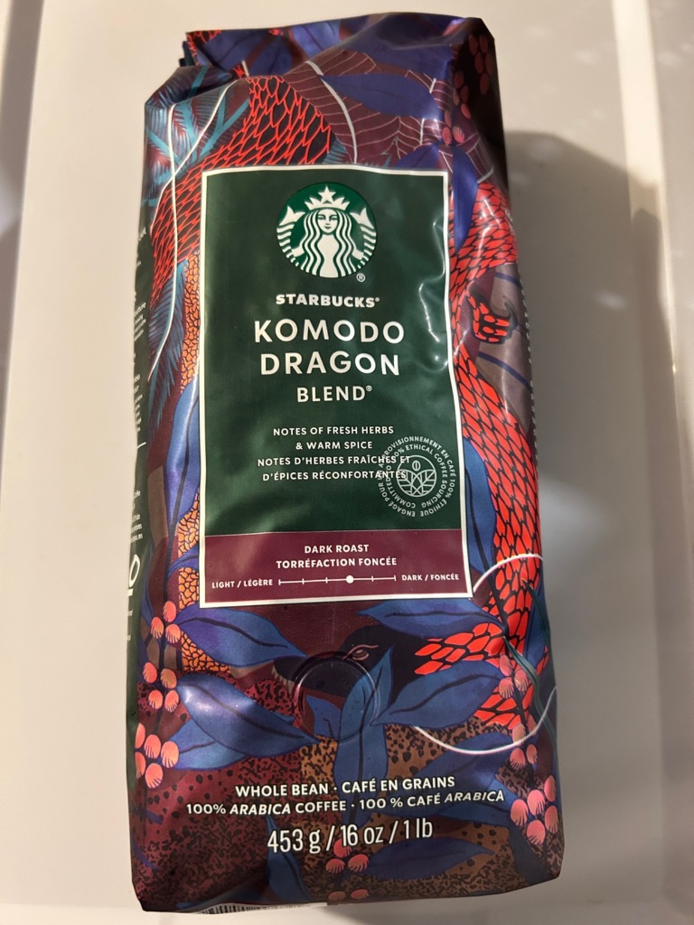 Starbucks Komodo dragon coffee